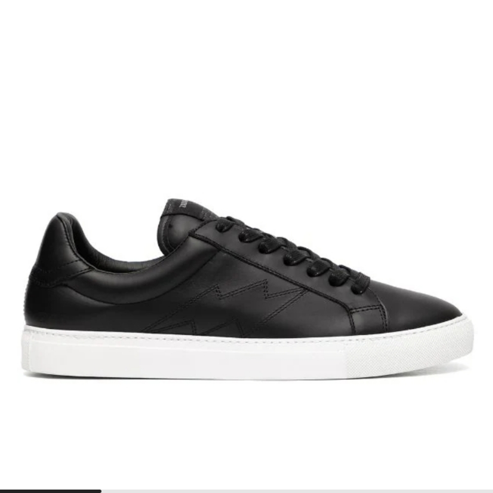 Zadig & Voltair Flash Leather Trainers for Men - Picture 11 of 13